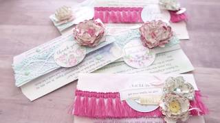 SHABBY BOOK PAGE POCKETS ENVELOPES FROM SCRAPS | ALTERED BOOK PAGES TORN FROM BOOK | Shabby chic