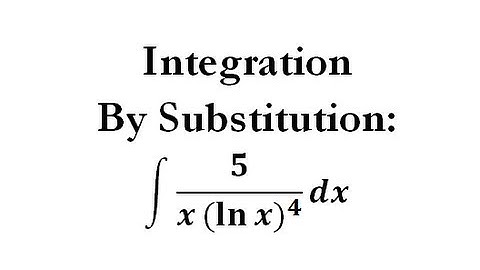 Integration by Substitution - Worked Example #14