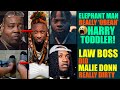 Elephant man and the 'OBEAH' POWER use to 'SWELL UP' Harry Toddler/Law Boss did this to Malie Don!