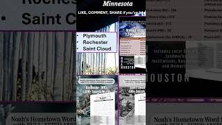 Minnesota (Plymouth, Rochester, Saint Cloud) #shorts #wordsearch #travel #youtubeshorts #genealogy screenshot 4
