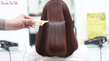 MÀU TÓC ĐẸP: NHUỘM MÀU NÂU SOCOLA GIÚP TÓC MỀM MƯỢT [HAIR SALON TRÌNH VILLA]