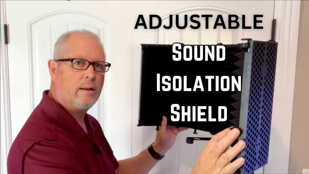 MICROPHONE SOUND ISOLATION SHIELD // Great For Recording - YouTube