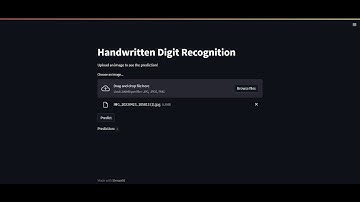 MNIST Handwritten Digit Detection System Demo Video
