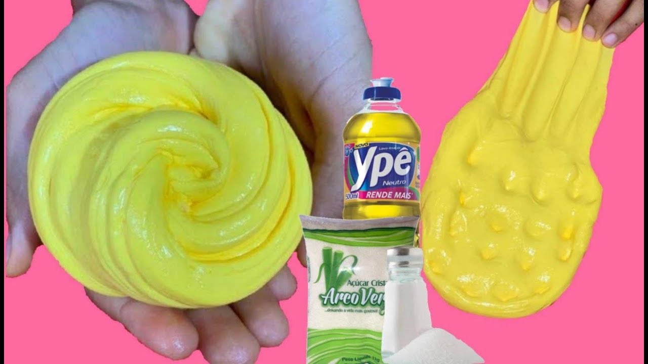 Como Fazer Slime Com Shampoo E Detergente