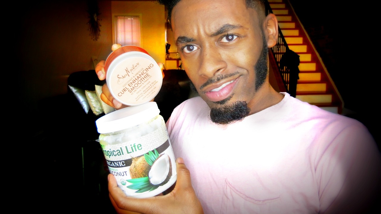 Curly Hair Routine For MEN! Using Cantu Products | BiancaReneeToday -  YouTube