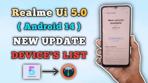 Realme Ui 5.0 ( Android 14 ) New Update Device