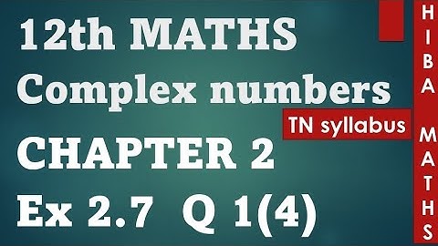 12th maths chapter 2 exercise 2.7 question 1(4)