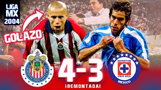 LA LOCURA 🐐 Chivas 4-3 Cruz Azul 🚂 Clausura 2004 ⚽ ¡REMONTADA!