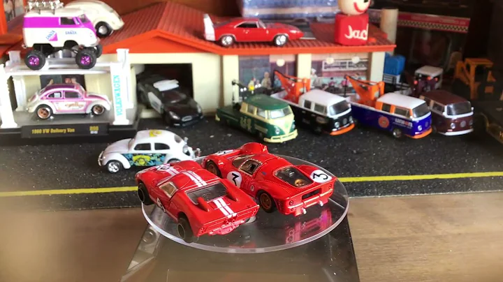 Hot Wheels Elite 64 1967 Ferrari 330 P4 and New Kaido House Skyline 