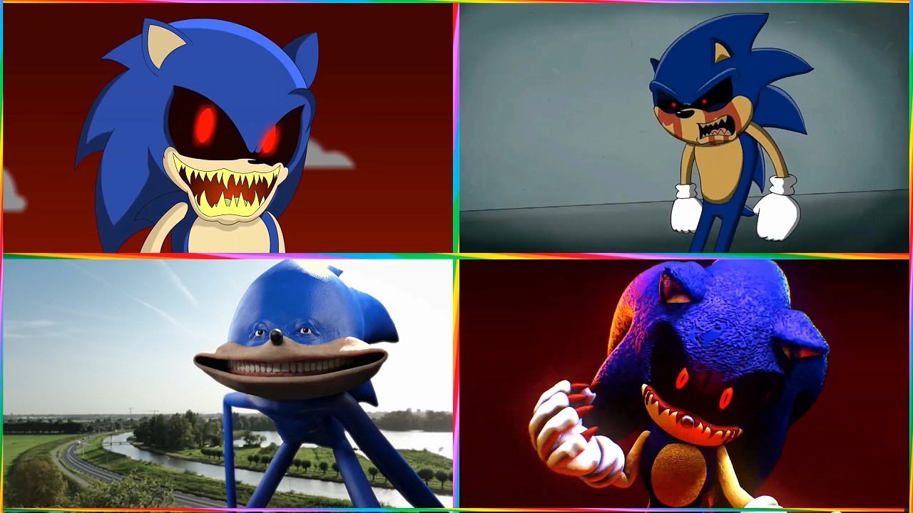 Sonic vs Sonic.exe 😱 | Coffin Dance Animation (AI 3D)