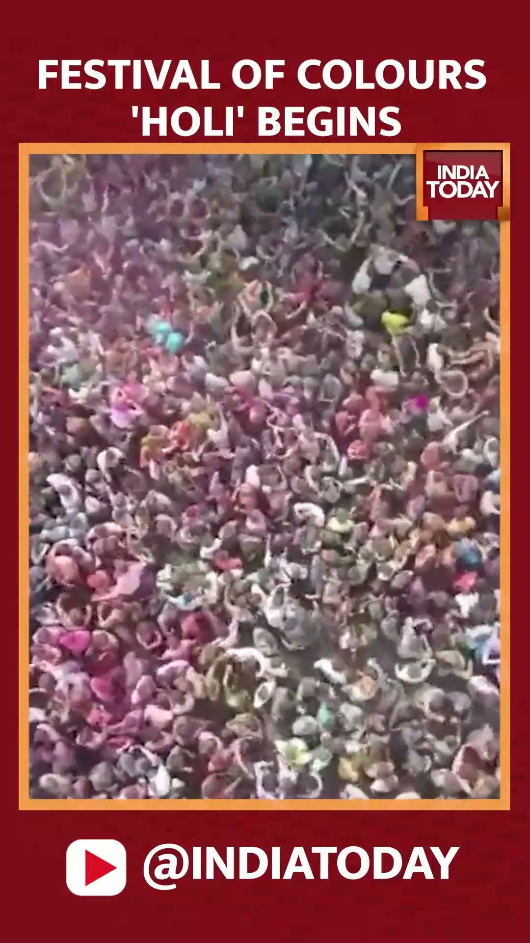 The Festival Of Vibrant Colours 'Holi' Begins Across India | #shorts #holi2025