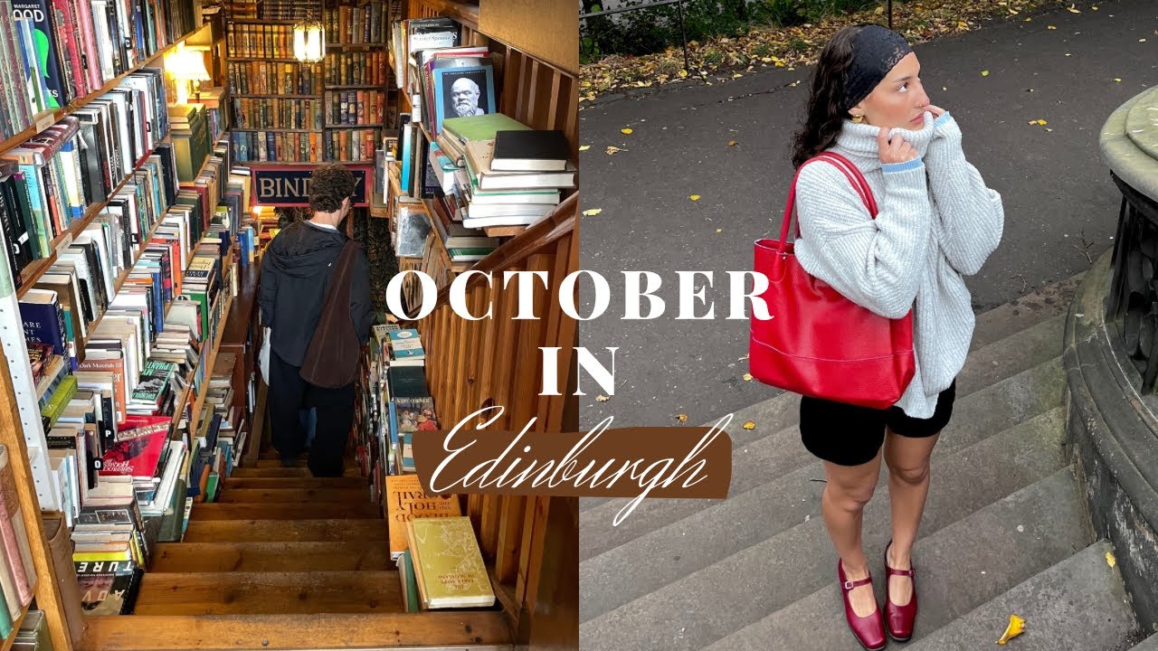 Autumn in Edinburgh 🍂 le vrai automne cosy