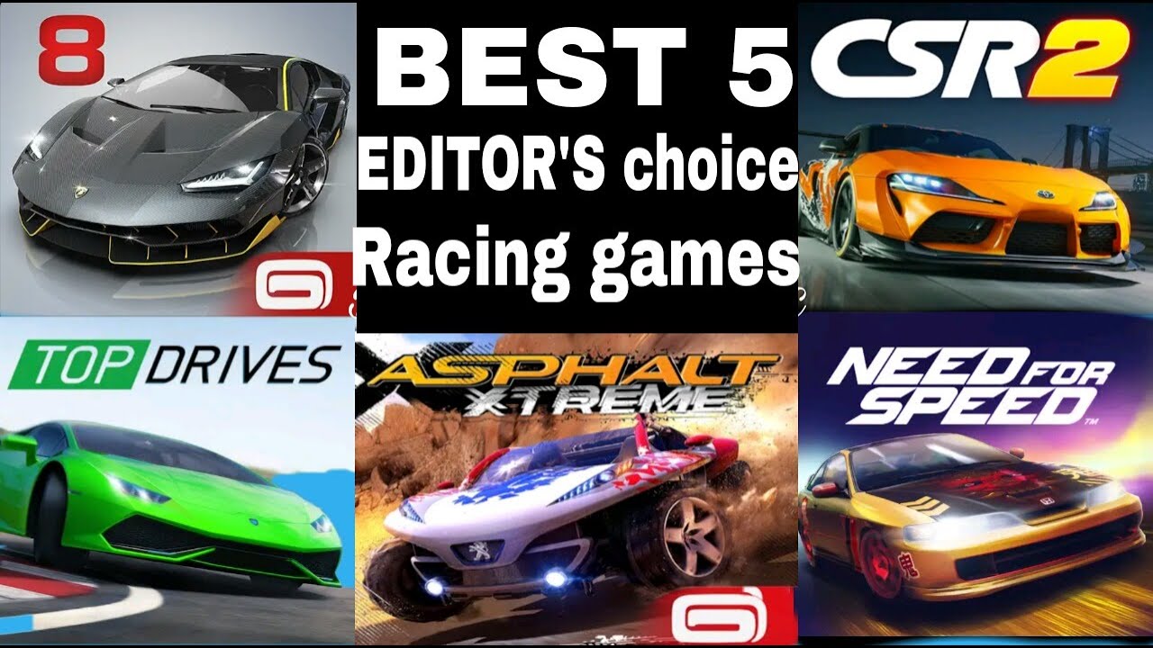 Top 5 (Best) Racing car games [EDITOR'S CHOICE] | Gaming point x