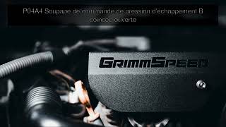 P04A4 Soupape de commande de pression d'échappement B coincée ouverte