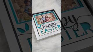 Hoppy Easter! #diy #shadowbox #easter #happyeaster #cricut #cricutprojects #3dpapercraft #cardstock