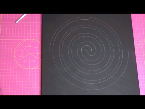 How To Draw A Double Spiral With Artist Janette Oakman Geometry Tutorial Fun With A Compassial