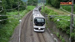 E351系、E257系 あずさ通過
