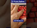 On Screen Keyboard in Windows 👌😮 #computereducation #onscreenkeyboard