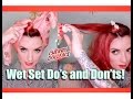 Vintage Hair Wet Set DO's and DONT's by CHERRY DOLLFACE