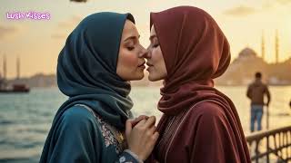 Turkish Hijabi Women In Love A Pionate And Tender Moment