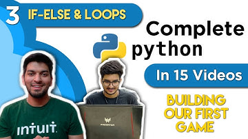 [Part 3] Python in 15 Videos | Guessing the Number Game | If Elif Else | While Loop | Hindi Tutorial