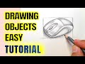 Pencil Sketch For Beginners | Drawing Objects for Beginners | Pencil Shading process #art #drawing