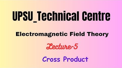 Electromagnetic Field Theory-5_Vector Product
