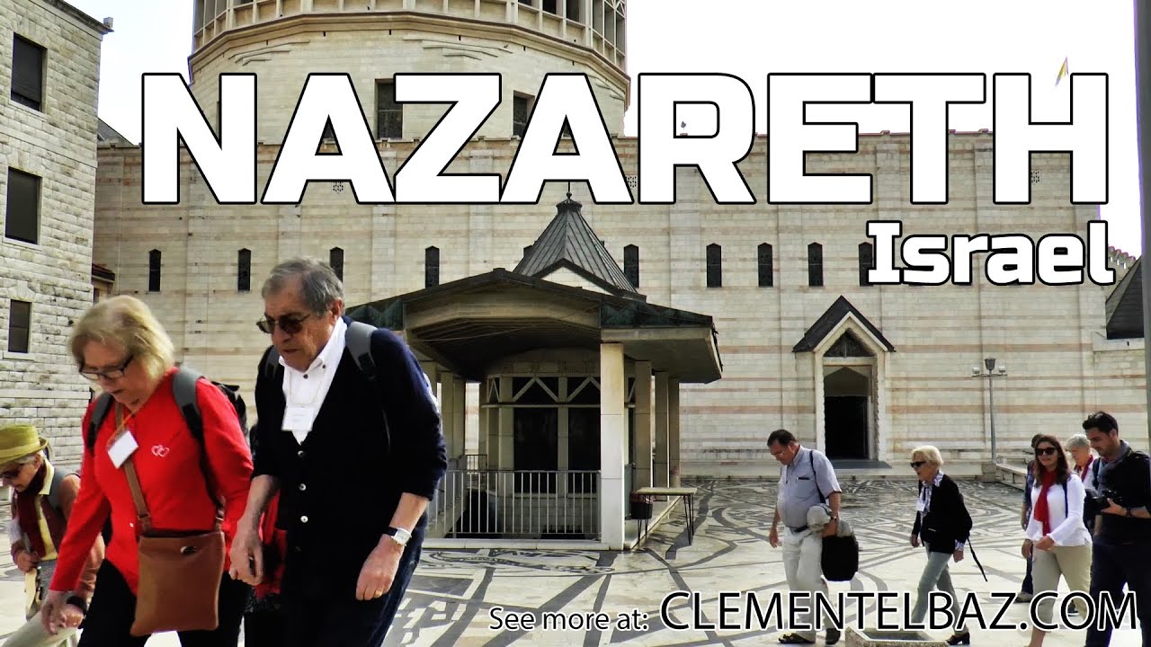 5 minutes walk through the streets of Nazareth, Israel Virtual city