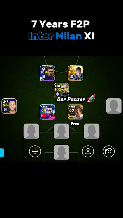 7 years f2p Inter Milan XI #efootball2026 #pes #efootball