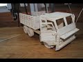 How to make a military wooden truck