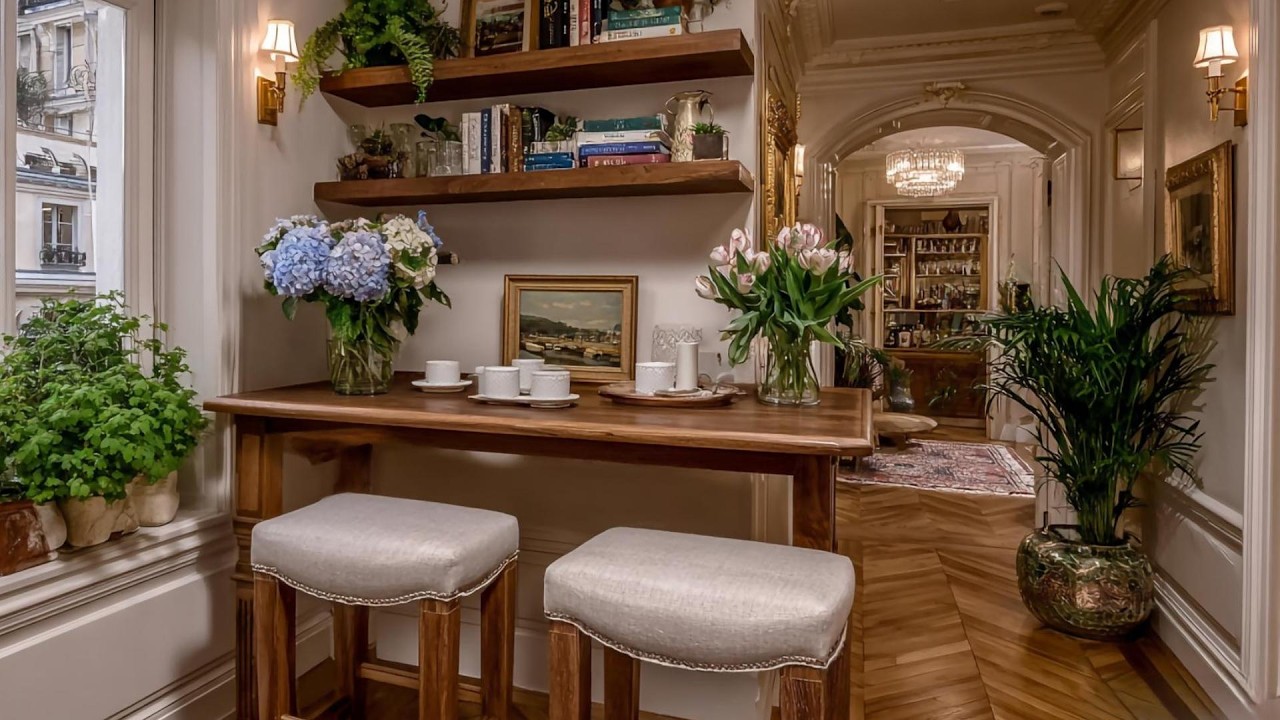 Уютные уголки в парижском стиле, которые вам понравятся