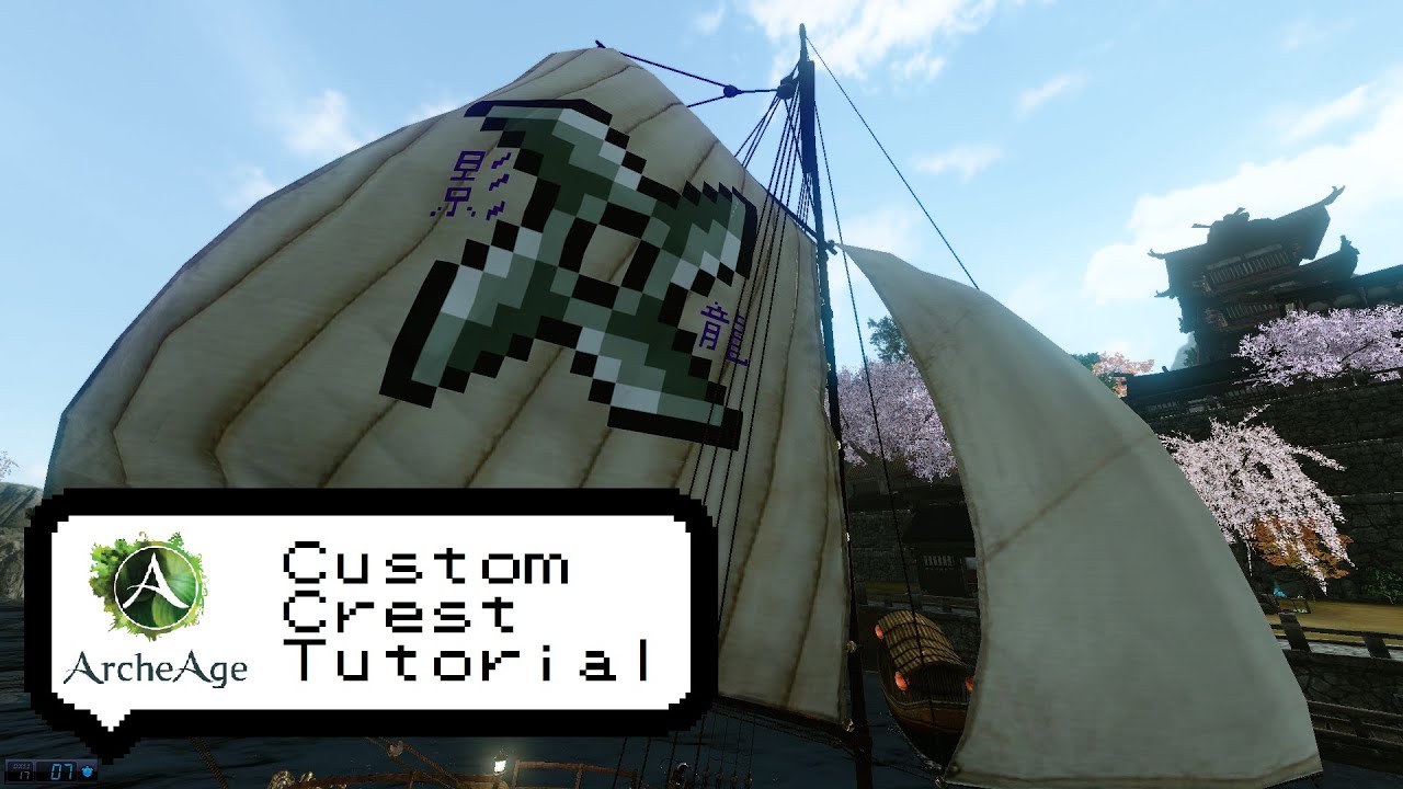 Archeage Tutorial How to Make a Custom Crest YouTube