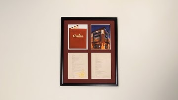 Displays4Sale Snap Frames with Custom Matboard