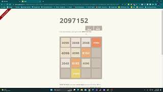 Playing Customizable 2048 | Reaching the 524288 tile!