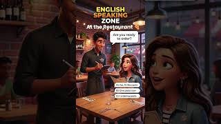 Daily English Quiz 🍕 | Ordering Food at a Restaurant | Spoken English Shorts