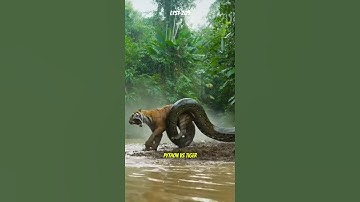 Python vs tiger #python #tiger #animal