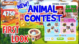 New Farmville 3 Exotic Animal Contest Feature. First Look