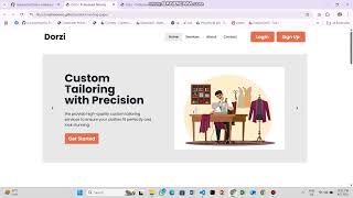 ✂️ Tailor Landing Page Project | Frontend Web Design Using HTML & CSS,Tailwind CSS, DaisyUI