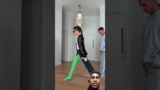 BTS REVEAL! 🎬 Jasmin is defying gravity... 😱 #shorts #michaeljackson