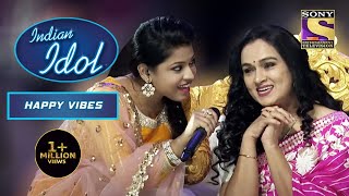 Poonam ज न मलई अपन आवज Pawandeep क सथ Indian Idol Happy Vibes