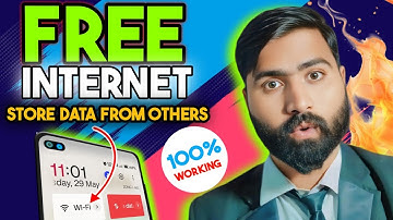 Get FREE Internet And STORE Internet Data from WiFi for Later Use🔥