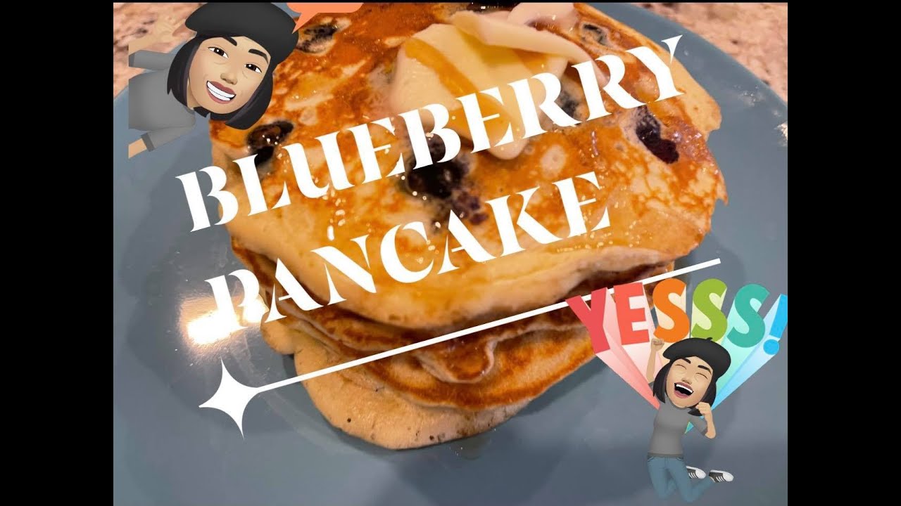 How to make blueberry pancake YouTube