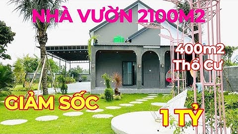 🏡Bán Căn Nhà Vườn 2100m2 - 400m2 Thổ Cư - Cây Ăn Trái - Ao Cá - Chồi Mát - Ngay Quốc Lộ 50 Vào 1km