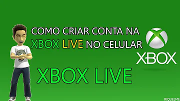 Como criar uma conta na Xbox Live pelo celular?
