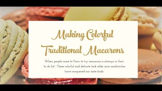 Making Colorful Traditional Macarons Class | PARIS COOKING CLASS | PROJECT EAT IN PARIS