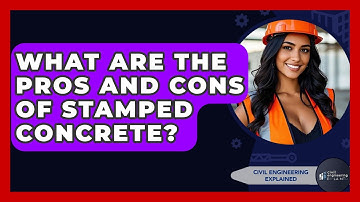 What Are The Pros And Cons Of Stamped Concrete? - Civil Engineering Explained
