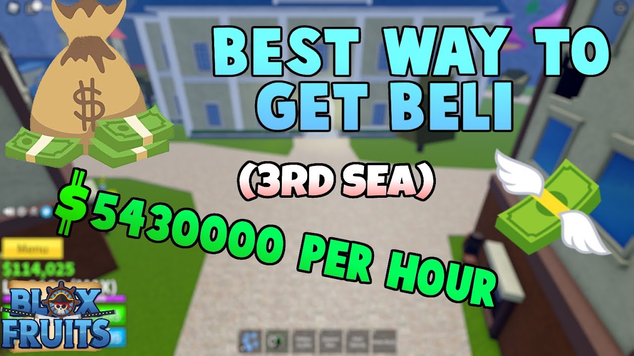 NEW* The FASTEST Way To Get Money In Each Sea! - Blox Fruits 
