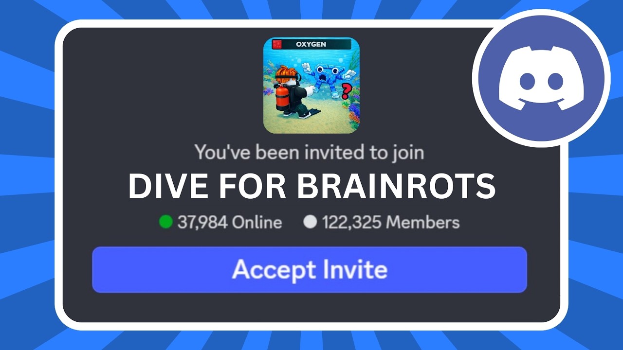 How to Join Dive For Brainrots Discord Server - YouTube