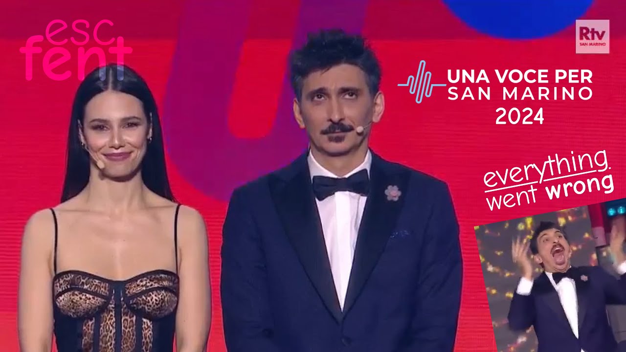 the final of Una Voce per San Marino 2024 WAS A MESS [w/ English CC]