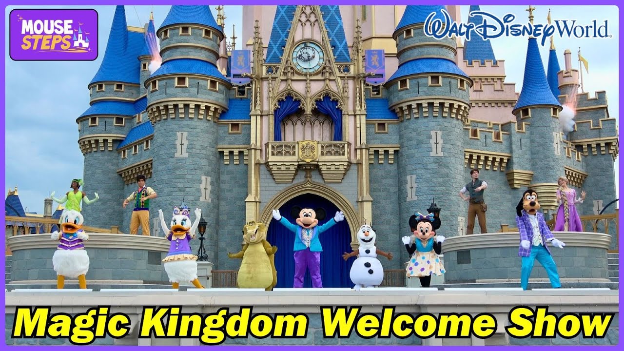 «Let The Magic Begin» — приветственное шоу в Волшебном Королевстве (4K), июнь 2025 г., Walt Disne...
